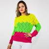 BEFORW 2019 Women Winter Long Sleeve Crewneck Knitted Pullover Sweater Vintage Splice Autumn Ladies Pullover Jumper Mit Streifen