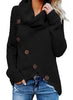 Autumn New Women Sweater Casual Loose Turtleneck Knitted Jumpers 2019 Long Batwing Sleeve Crocheted Pullovers Streetwear Winter