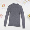 DeRuiLaDy 2019 Fall New Women Turtleneck Sweater Pullover Black Pink Knitted Slim Sweaters Tops Winter Casual Sweater Jumper Top