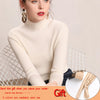 DeRuiLaDy 2019 Fall New Women Turtleneck Sweater Pullover Black Pink Knitted Slim Sweaters Tops Winter Casual Sweater Jumper Top