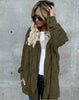 Large size S-5XL Faux Fur Teddy Bear Coat Jacket Women Fashion Open Stitch Winter Hooded Coat Female Long Sleeve Fuzzy Jacket-85