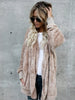 Large size S-5XL Faux Fur Teddy Bear Coat Jacket Women Fashion Open Stitch Winter Hooded Coat Female Long Sleeve Fuzzy Jacket-85