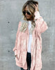 Large size S-5XL Faux Fur Teddy Bear Coat Jacket Women Fashion Open Stitch Winter Hooded Coat Female Long Sleeve Fuzzy Jacket-85